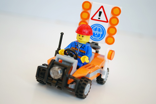 Nouveau LEGO 30357 City Road Worker polybag