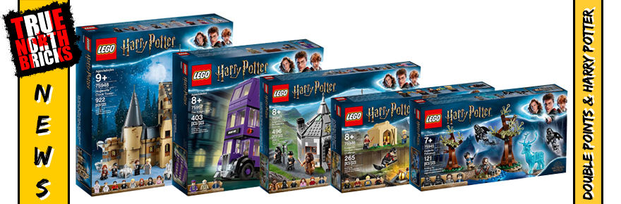 News: Double VIP Points and New Harry Potter Sets!