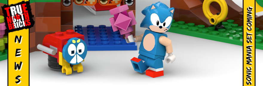 Lego confirma produção do kit Sonic Mania - Green Hill Zone