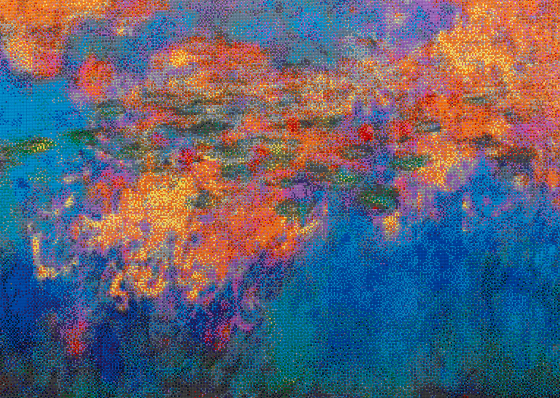 Monet’s Water Lilies Reimagined with LEGO® Bricks by Ai Weiwei