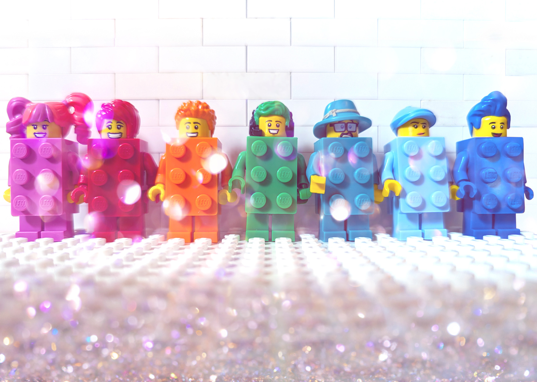 Pink BAM Brick Costume