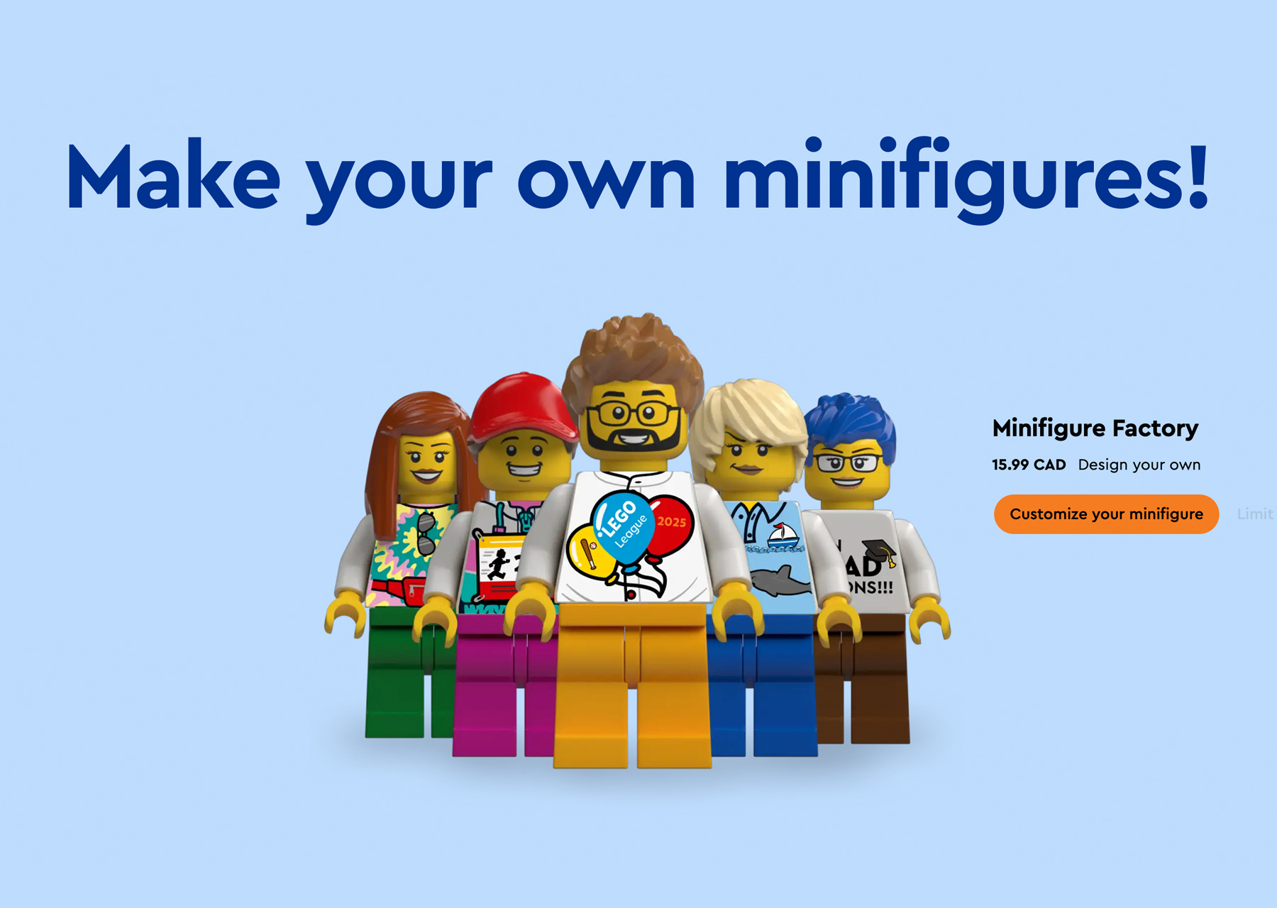 Minifigure Factory Open in Canada